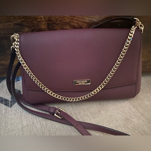 Burgundy Kate spade purse - Picture 2 of 3